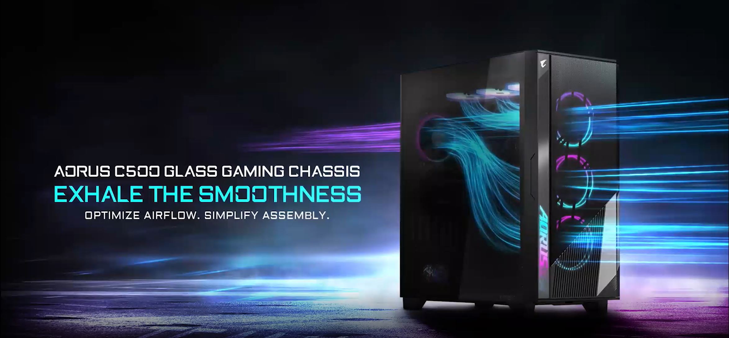 AORUS C500 GLASS Gaming Case
